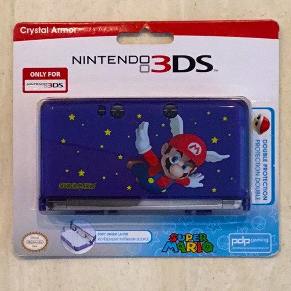 Mario 3DS Case 2011 Holder For Nintendo 3DS Console Handheld Super Mario Vintage - Picture 1 of 11
